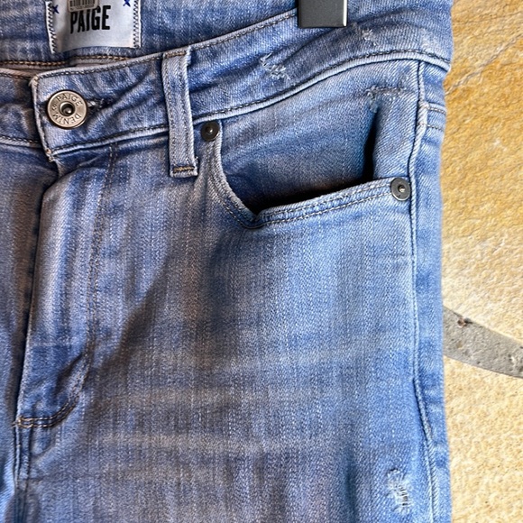 Paige Genevieve 1” Hem Distressed Jeans 🫶 - Picture 10 of 16